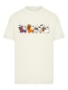 F4NT4STIC T-Shirt Halloween Cute Dackel in sand