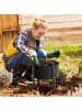 relaxdays Gartensieb in Schwarz - (H)56 x Ø 40 cm