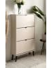 Furn.Design Schuhschrank samt 70 x 125 cm, Schuhkipper mit großen 3 Klappen