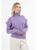 myMo Damen Strick Pullover in HELLLILA
