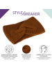 styleBREAKER Strick Stirnband in Altrose