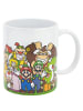 Super Mario Super Mario Tasse 325ml Nintendo Keramikbecher im Geschenkset Gruppenm in Weiß