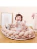 nordic coast company  Baby Nest geflochten Rosa