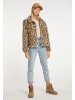 taddy Damen Jacke Aus Kunstfell in Leo