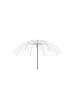Yuhu Transparenter XXL-Regenschirm mit Automatik – Stockschirm 100 cm Ø in Weiß