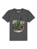wat? Apparel T-Shirt T-Rex Fahrrad in Grau