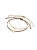 Elli Armband 925 Sterling Silber Infinity, Kreis in Gold