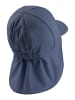 Sterntaler Schirmmütze mit Nackenschutz uni in helles blau