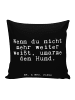 Mr. & Mrs. Panda Kuschelkissen Wenn du nicht mehr... mit Spruch in Schwarz