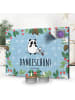 Mr. & Mrs. Panda Adventskalender Panda Dankeschön mit Spruch in Eisblau