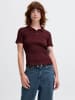 JJXX Gestricktes Polo in Cabernet