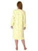 NORMANN Nachthemd Spitze Knopfleiste am Hals - 69583 in gelb