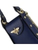 Toscanto Toscanto Umhängetasche Leder blau ca. 13cm