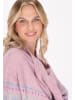 IZIA Damen Cardigan in violett mehrfarbig