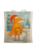 Mr. & Mrs. Panda stoff shopper Fuchs Weihnachten Design ohne Spruch in Weiß
