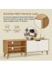 VASAGLE TV-Schrank Miranta in Gelb - (B)40 x (H)50 x (T)140 cm