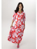 Aniston SELECTED Maxikleid in rot-weiß-rosa