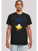 F4NT4STIC T-Shirt Looney Tunes Road Runner Face in schwarz