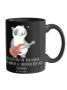 Mr. & Mrs. Panda Trinkbecher Bassgitarre Groove mit Spruch in Schwarz