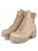 rieker Schnürstiefeletten in beige