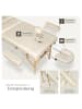 tectake 3 Zonen Massageliege-Set Somwang 218 x 102 x 90 cm, beige