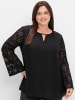 sheego Tunika in schwarz