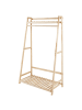 Beliani Kleiderständer BAKER in Braun - (W) 80 x (H) 135 x (L) 39 cm