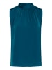 SAINT TROPEZ Ärmellose Bluse AileenSZ Gerade Passform in Majolica Blue