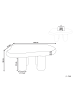 Beliani Couchtisch ONDLE in Beige - (W) 70 x (H) 40 x (L) 100 cm