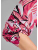 GOLDNER Hemdblusenkleid Druckkleid mit floralem Muster in pink / gemustert