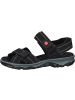 rieker Komfort-Sandalen in schwarz