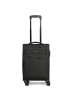 Smartbox Edition 04 4 Rollen Kabinentrolley 55 cm mit Dehnfalte in black
