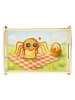 Mr. & Mrs. Panda BettTablett Spinne Agathe Sandwich Design ohne ... in Weiß