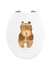 Mr. & Mrs. Panda Holz Toilettendeckel Bär Kommunion ohne Spruch in Weiß