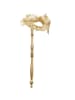 tectake Elegante Stabmaske in Einheitsgröße, gold