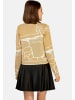 TOOCHE Jacke & Mantel "Cardigan Muster" in beige