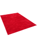 Snapstyle Luxus Super Soft Hochflor Langflor Teppich Deluxe in Rot