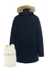 DreiMaster Klassik Parka + Shopping Bag - Set in Nachtblau