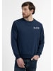 DreiMaster Maritim Herren Sweatshirt Mit Rundhals in Marine