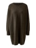 Oui Strickkleid in taupe mel