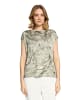 Betty Barclay Blusenshirt mit Aufdruck in Khaki/Khaki