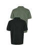 Kappa Poloshirt KMLogo Maltaxita 2-Pack in 2Black/Green Blackish