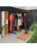 relaxdays Wäscheständer in Weiß/ Grau - (H)173 x (B)126 x (T)64 cm