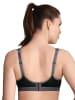 Anita 2er Pack Sport BH ohne Bügel Performance in schwarz-anthrazit smart rose