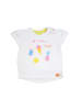 Lemon Beret Baby-Mädchen Sommer T-Shirt in Weiß