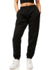 DAILY COTTON Jogginghose - im Straight-Fit als Lange Trainingshose Sweatpants in Schwarz