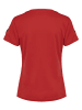 Hummel Hummel T-Shirt Hmlauthentic Multisport Damen Atmungsaktiv Schnelltrocknend in TRUE RED