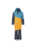 Trollkids Overall "Hallingdal" in Stahlblau/Mango/Schwarz