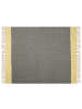 Beliani Kuscheldecke LAPU in Grau/Gelb - (W) 125 x (H) 1 x (L) 150 cm