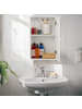 relaxdays Badschrank in Weiß - (B)30 x (H)50 x (T)15,5 cm
